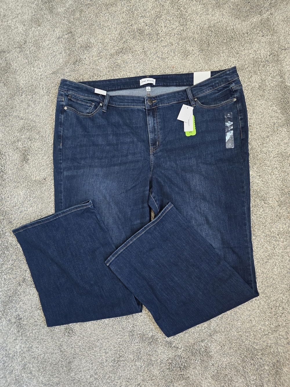 Lane Bryant Curvy Fit Dark Bootcut Jeans - Dark Blue